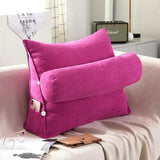 Triangular Back Ball Fiber Filled Adjustable Sofa Cushion / Pillow 03