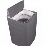 Waterproof Washing Machine Cover_ Top Loader Grey