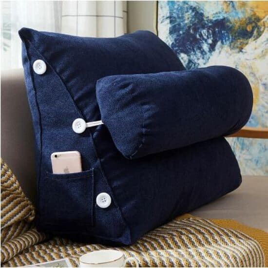 Triangular Back Ball Fiber Filled Adjustable Sofa Cushion / Pillow 06
