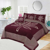 Foami Velvet Bed Sheet Set 5Pcs Design KFV025