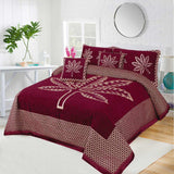 Foami Velvet Bed Sheet Set 5Pcs Design KFV029